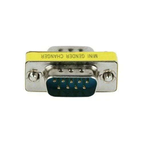 DB9 9 Pin Male to Male M/M Gender Changer Converter Extension Adapter RS232